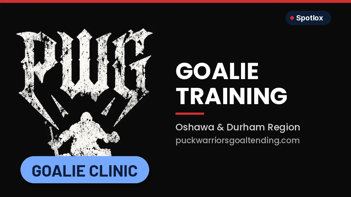 Puck Warriors Goaltending card image for Puck Warriors 1% Club Filmed Goalie Clinic (Sundays) (Goalie, Oshawa)